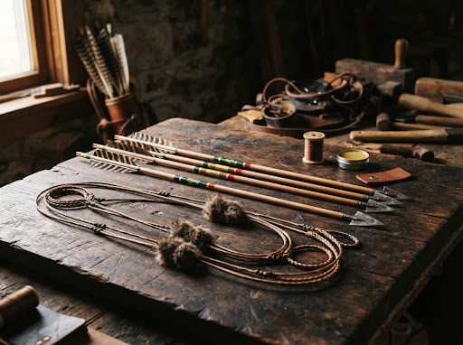 Traditional archery workshop